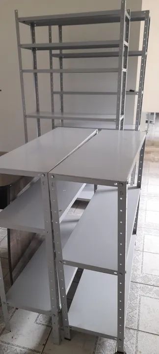 Prateleira aço cinza  - Foto 3