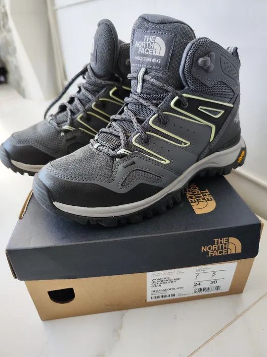 Tênis bota feminina Northface trilha impermeável