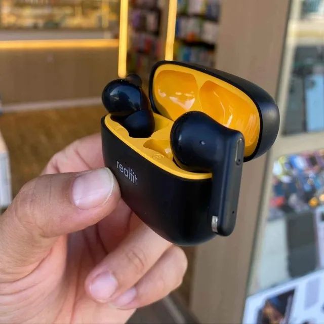 Fone de Ouvido Realfit F3 Sem Fio Bluetooth 5.4 Cancelamento de Ruído Gamer - Foto 5