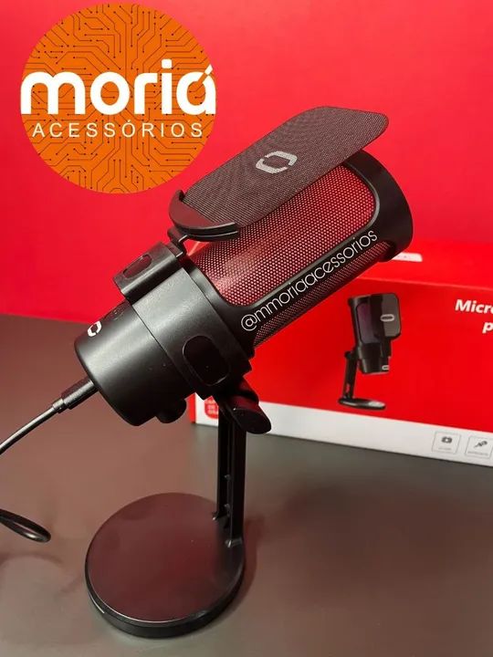 Microfone Gamer Condensador de Mesa  
