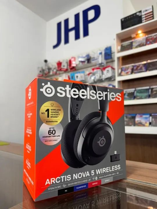 SteelSeries Arcits Nova 5 Wireless - Novo Lacrado - Em Até 12x Sem Juros