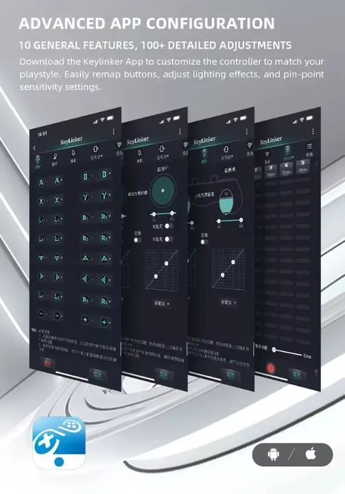 Controle MACHENIKE-G5Pro Max efeito hall, sem fio com doca de carregamento. *Lacrado* - Foto 5