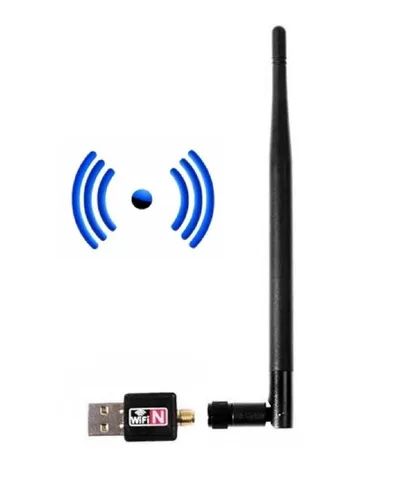 Adaptador Usb 2.0 Wireless Com Antena Wifi 802.11 600 Mbps