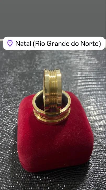 Par Alianças Bvlgari Moeda Antiga