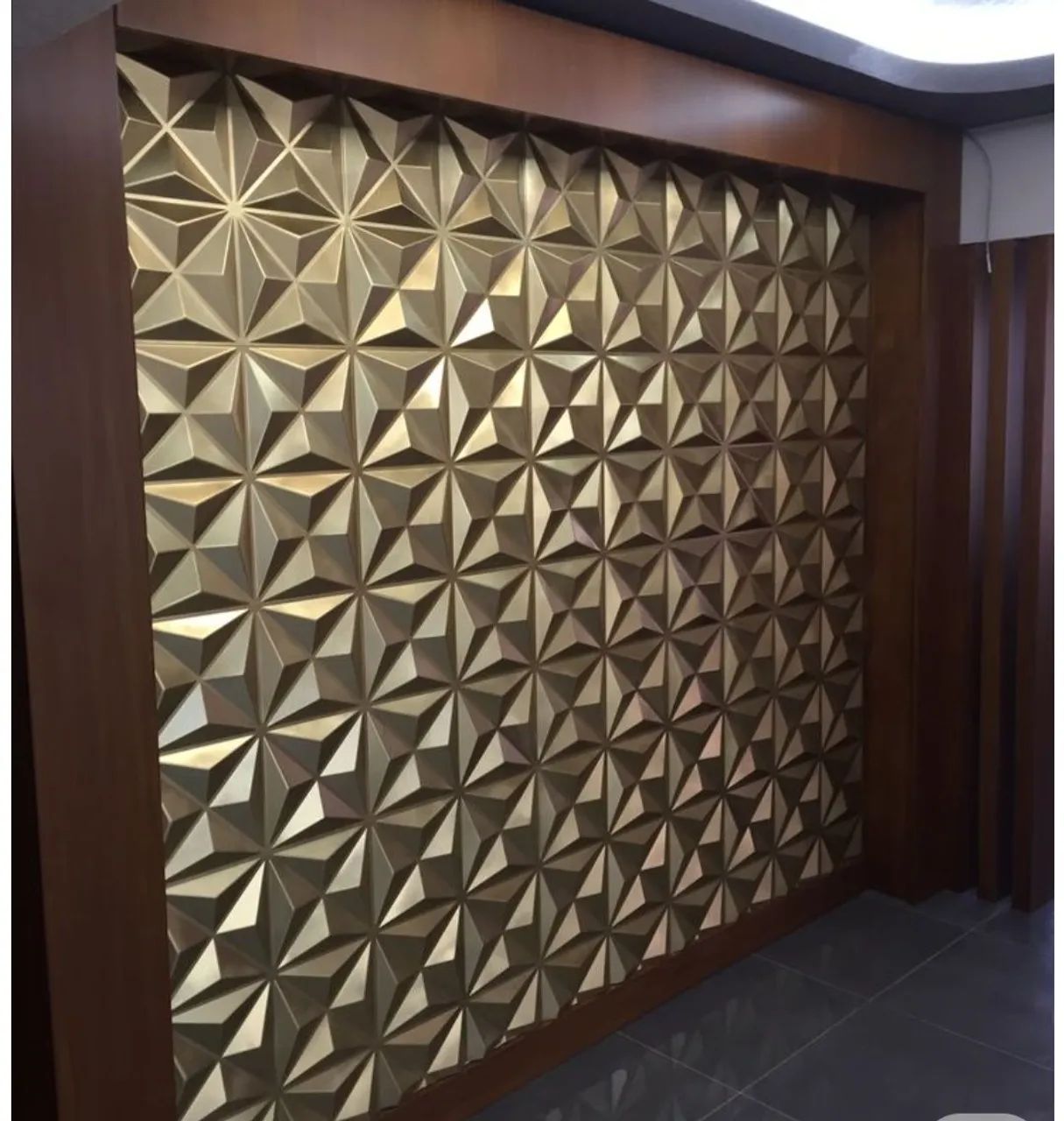 Placa de gesso 3d para decoração de ambientes  - Foto 4