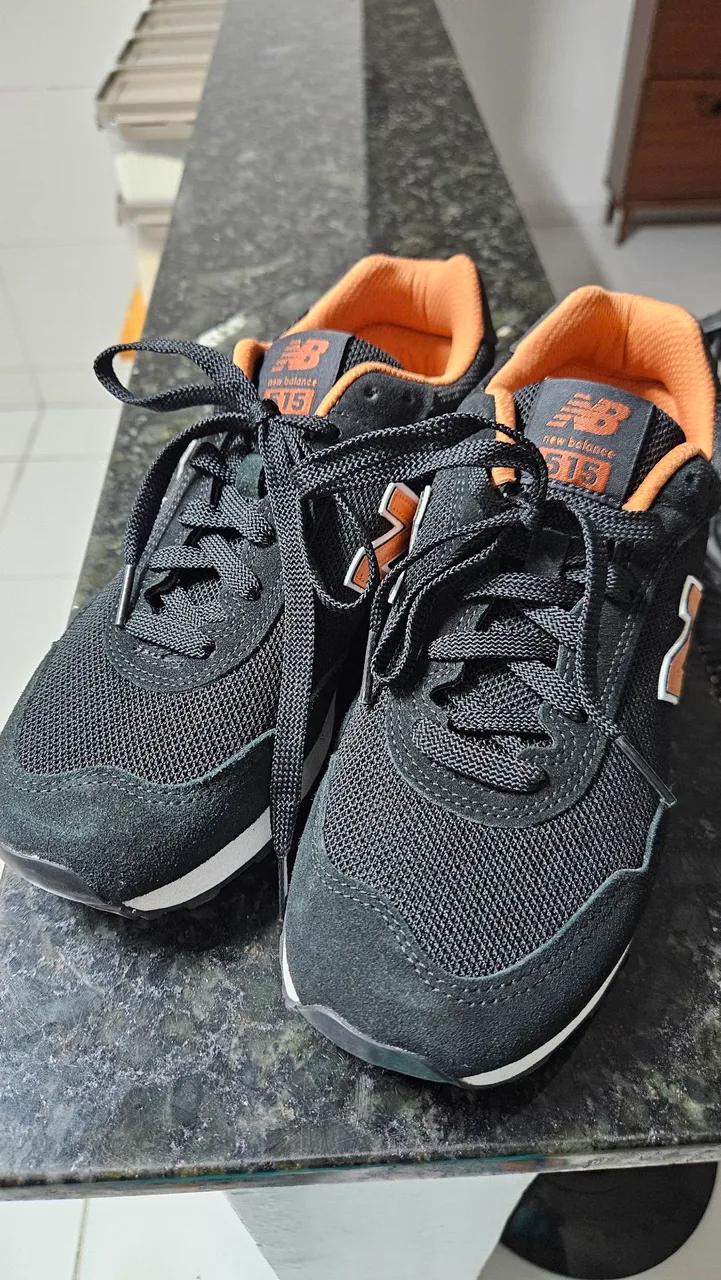 New Balance 515 n° 39 preto e caramelo