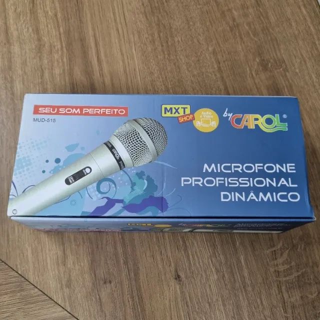 Microfone MXT com Fio Pro Dinâmico + Cabo