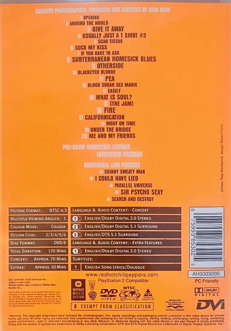 Red Hot Chili Peppers - Off The Map DVD - Foto 2