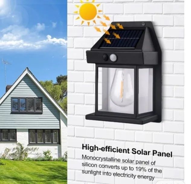 Luminária solar lâmpada de filamento - Foto 2