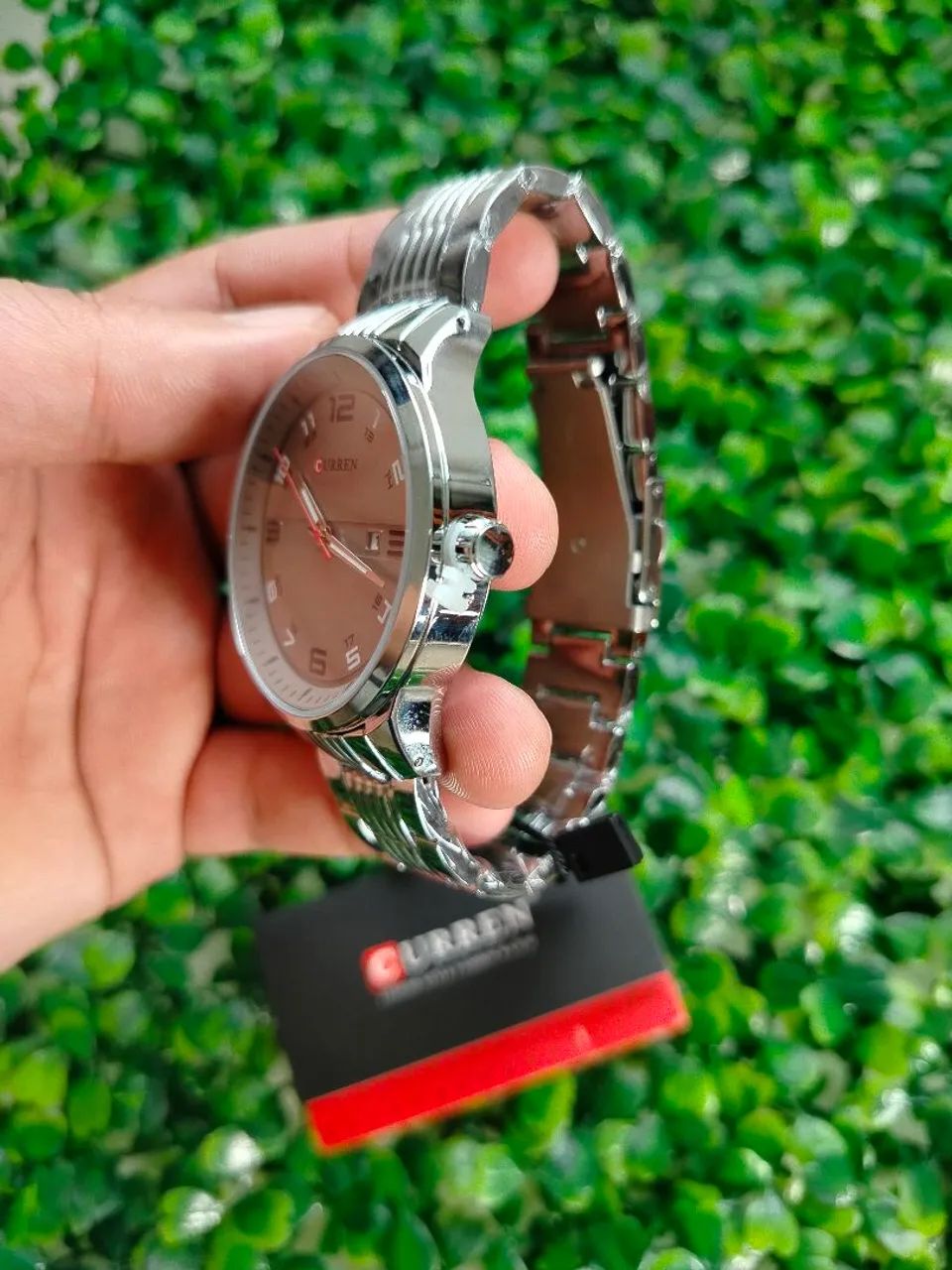 Relógio Curren Masculino Prata - Foto 3