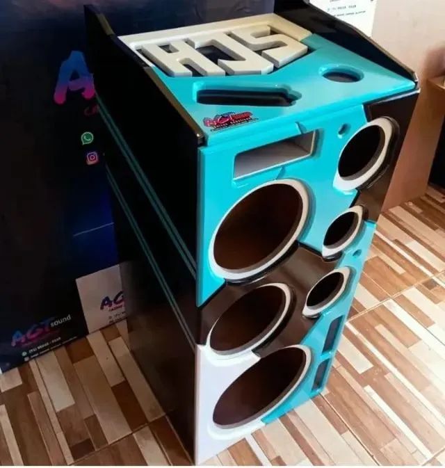 PROJETOS SOM DE MALA/BOB/CAIXA P/ GRAVE/MÉDIO/RACK MOVEL/PAINEL DE MÓDULOSS. 1