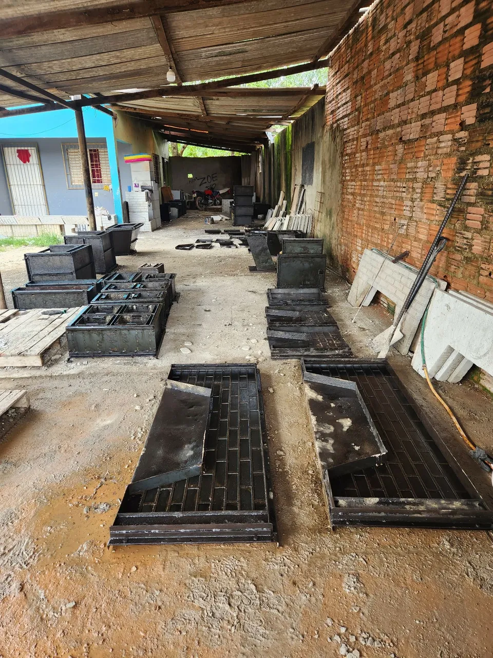 Formas para fabricação churrasqueira e fogão pré moldado.