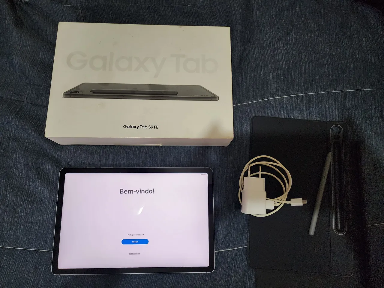Samsung Galaxy Tab S9 FE 128gb - Na caixa