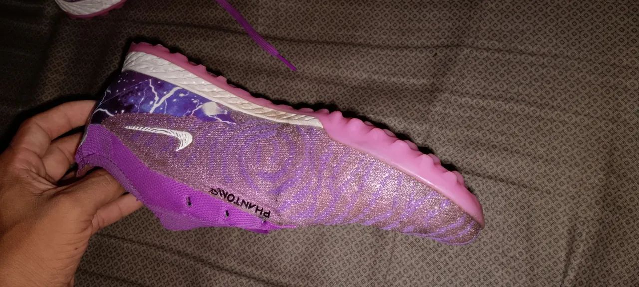 Chuteiras Nike Phantom - Tamanho 38 - Usadas - Foto 3