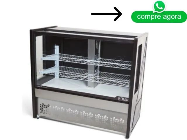 Balcão de Tortas e Bolos Polar 1,25M 