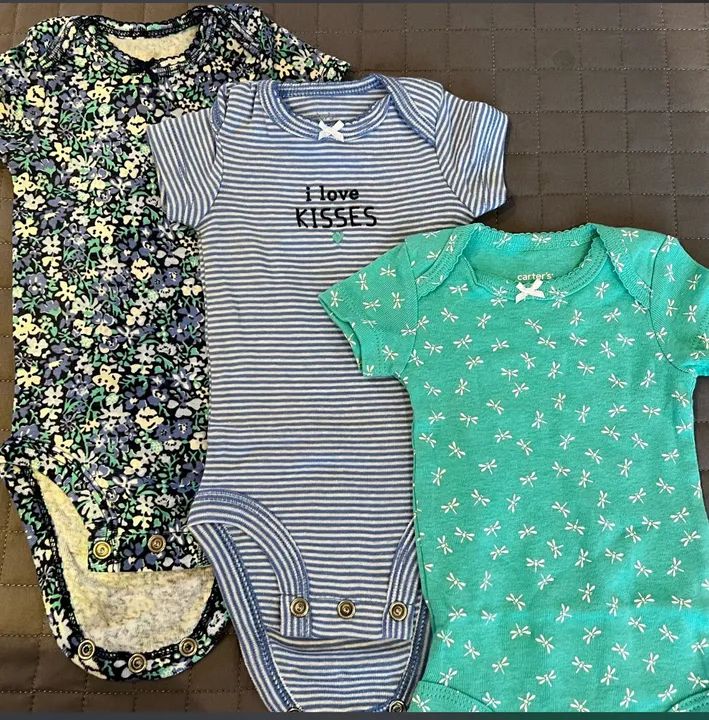 3 bodies para bebê - Carter's