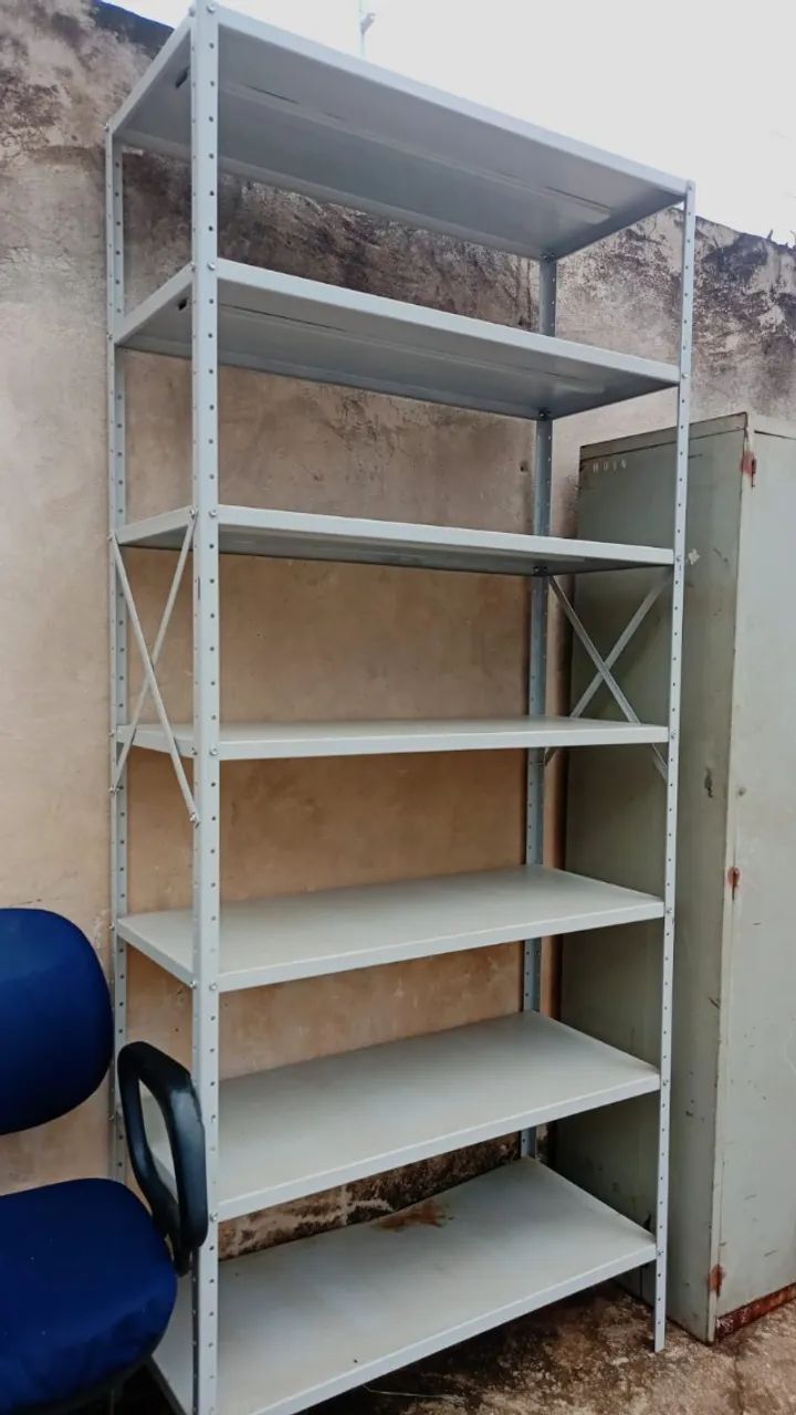 ? ESTANTE DE AÇO REFORÇADA - 6 PRATELEIRAS - R$ 280,00   - Foto 3