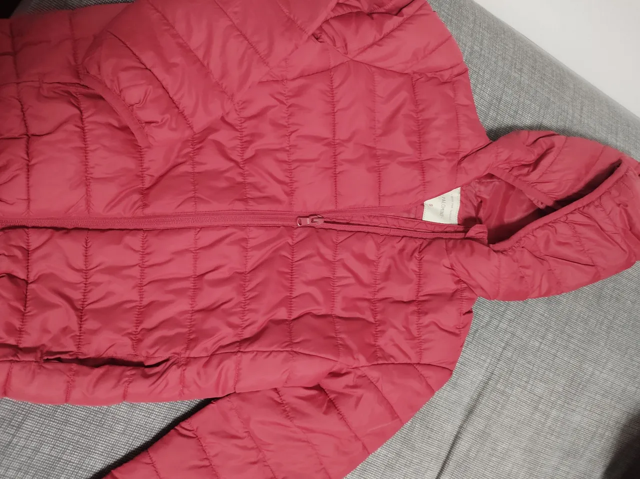 Casaco Infantil vermelho com Capuz
