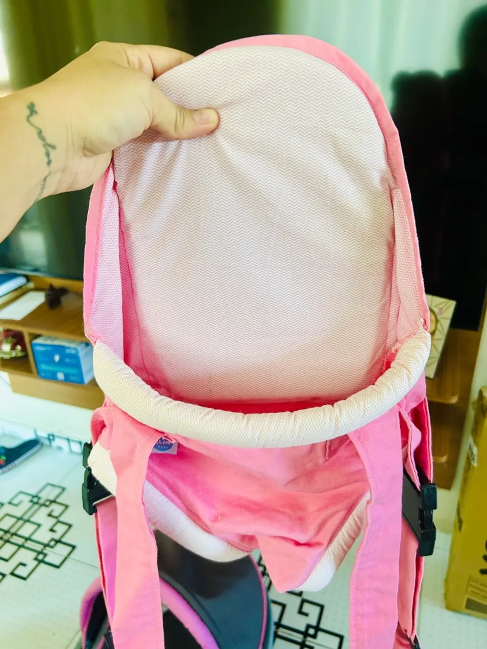 Canguru, andador e Moisés para bebê