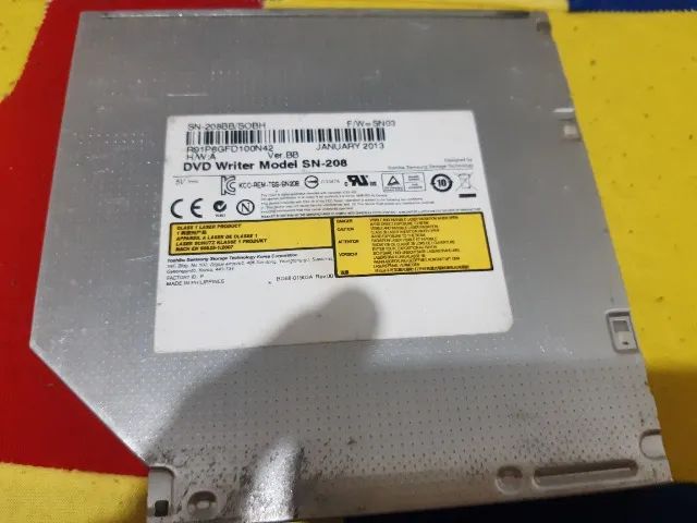 Drive DVD-RW para notebook padrão SATA - Foto 2