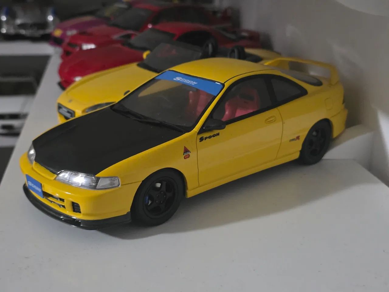 Miniatura 1:18 honda integra spoon ultra raro 
