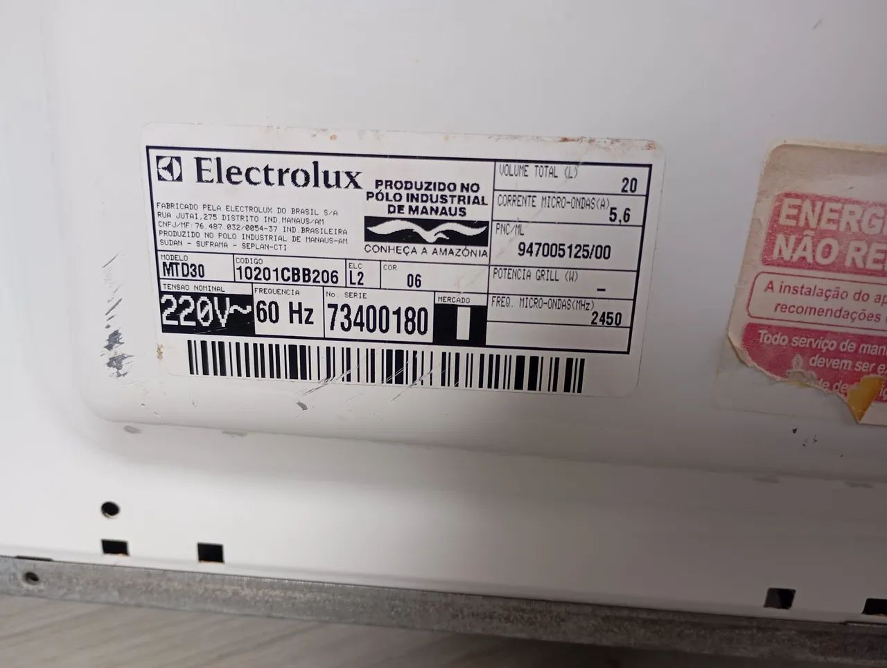 Microondas Electrolux 28 litros 220vt. - Foto 3