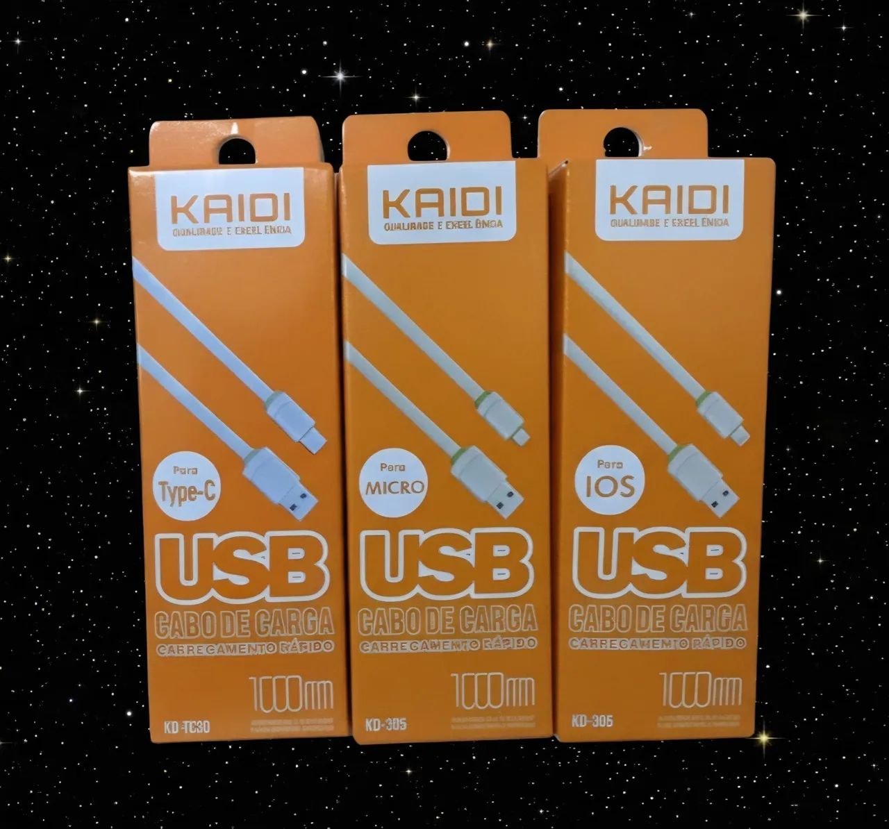 Cabo para carregador celular..v8 ..tipo c..ios