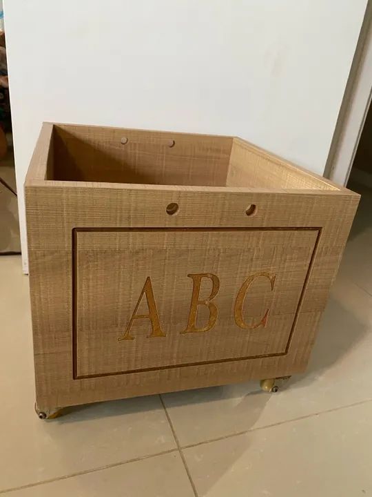Caixote de brinquedo MDF - Foto 3