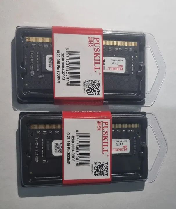 Memória RAM PUSKILL 32GB DDR4 3200Mhz CL22