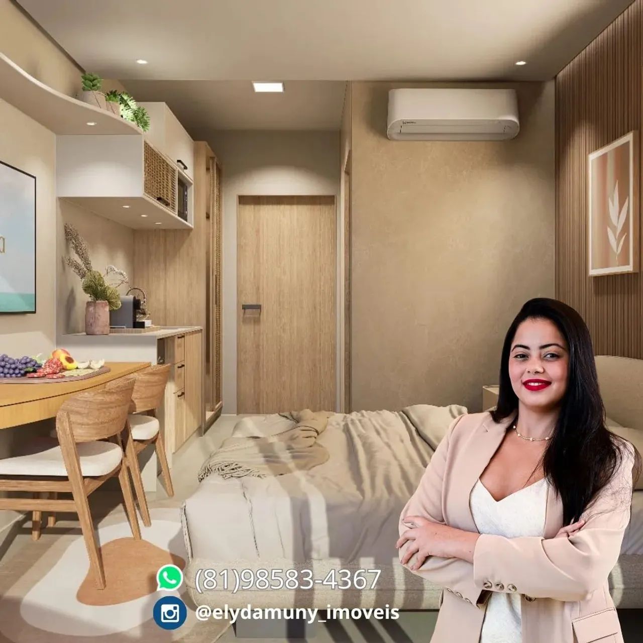 Flats Studios com Ótimos Preços para Investidor em Tamandaré - Foto 3