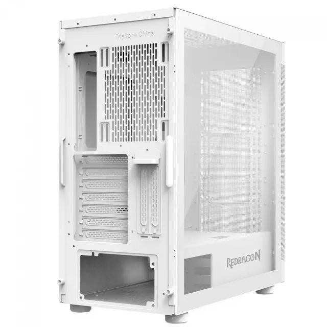Gabinete Redragon Aeroglass Branco CA-602W - Foto 3