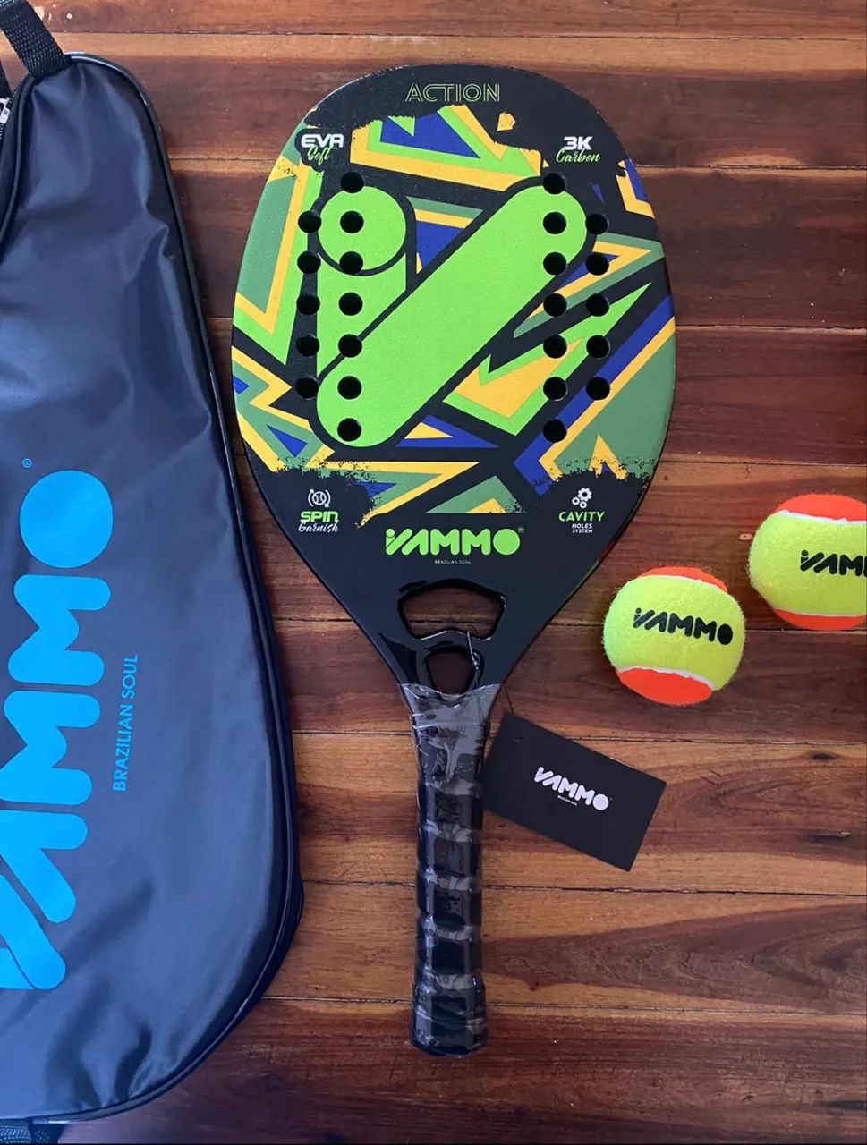 Raquete de beach tennis Vammo Action 3K - Foto 3