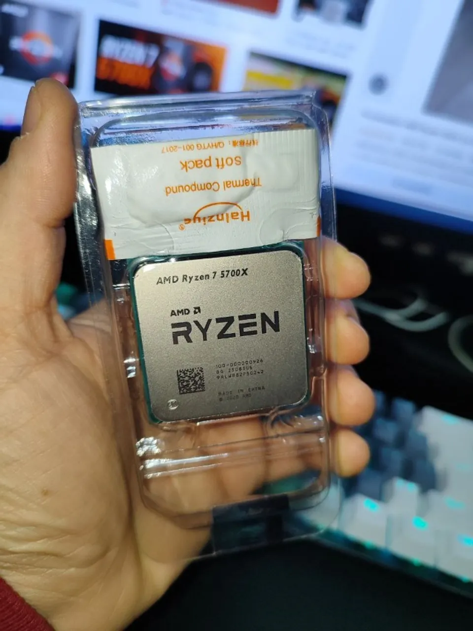 Processador NOVO Ryzen 7 5700x AMD Ryzen - OEM no Blister Sem Cooler Sem Caixa