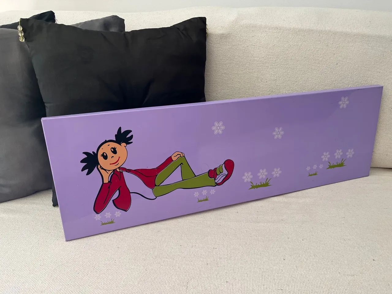 QUADRO DE ÍMÃ ROXO