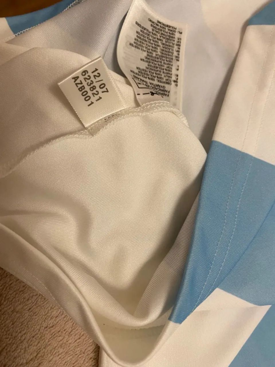 Camisa Futebol Argentina 2008 Tam. Gg - Foto 6