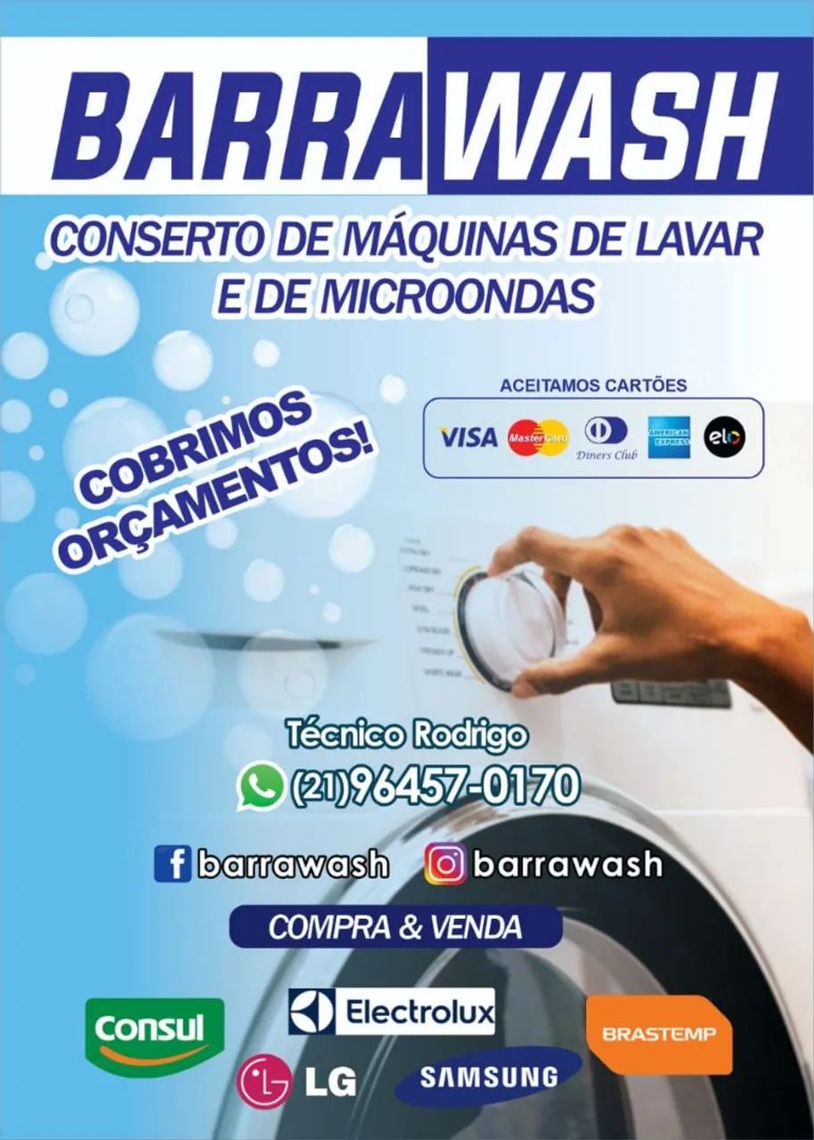 Técnico lava e seca
