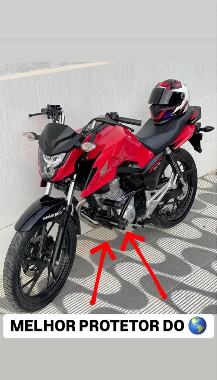 PROTETOR DE MOTOR STUNT RACE NOVO LACRADO