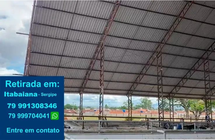 Baixou o preço!!! Estrutura metálica para Galpão - Foto 5