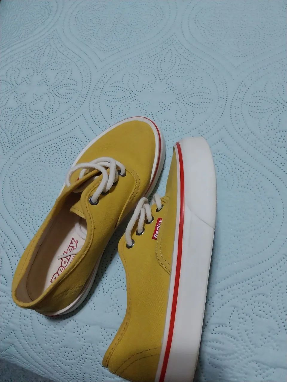 Tênis redley mostarda n:34 Calçados Centro, Nilópolis