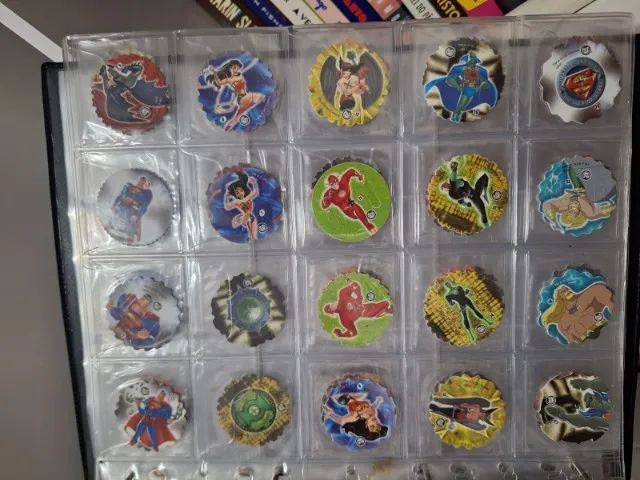 Coleção Liga da Justiça Elma Chips Tazos - Foto 2