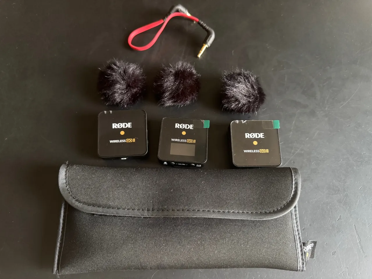 Rode Wireless GO II - Kit com 3 microfones sem fio