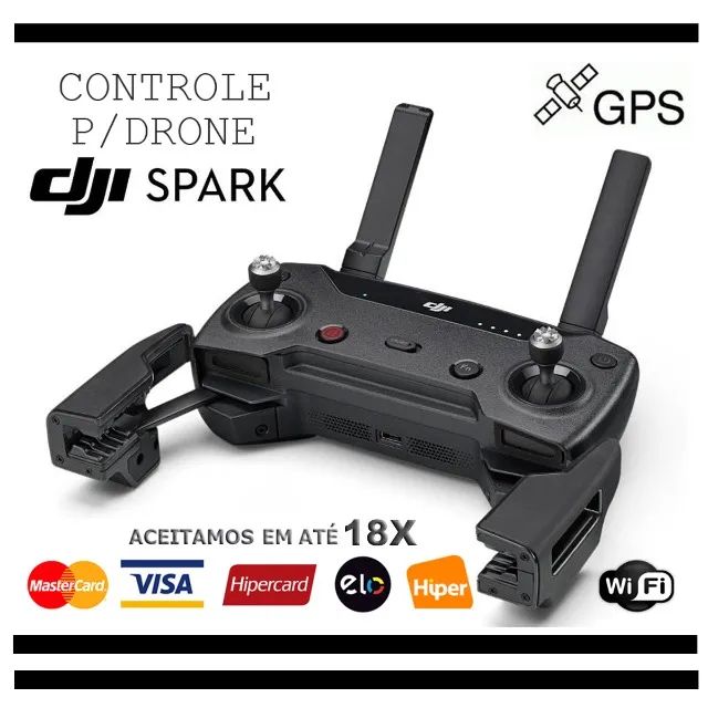 DJI Spark Mini Drone Radio Controller, Wi-Fi, Original, Like New, Invoice, Warranty64313442727681120