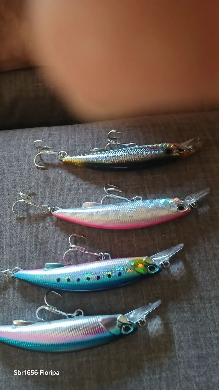 Isca de Pesca Artificial 90mm 40g p/anchovas - Foto 3