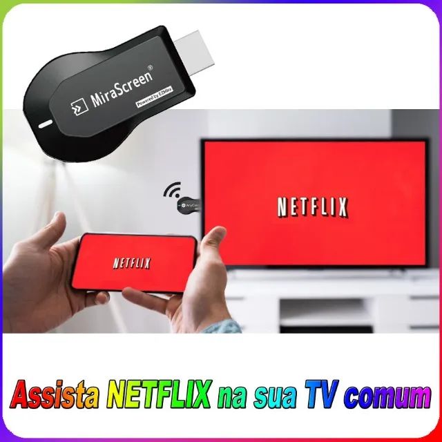 Mirascreen Transforme TV em Smart TV (tipo chromecast) Espelhamento de Tela Wi-Fi Hdmi  - Foto 2