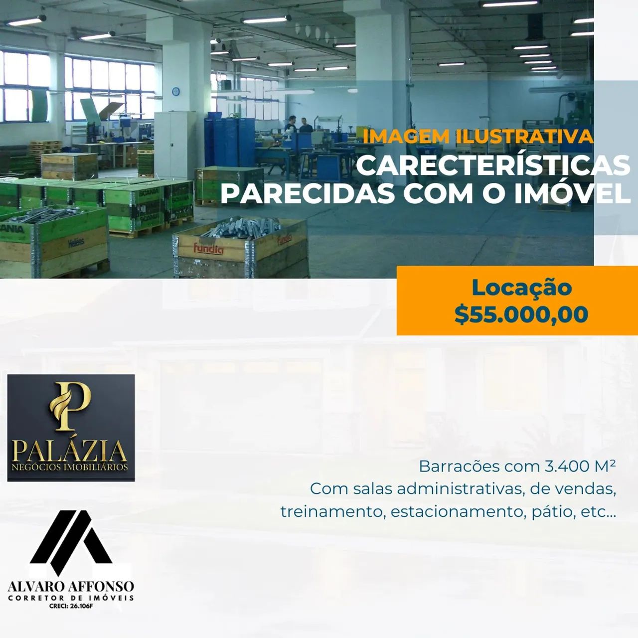 Barracão para Locação em Londrina, Rodovia BR 369 (entre Ibiporã e Londrina) - Acesso à Av - Foto 4