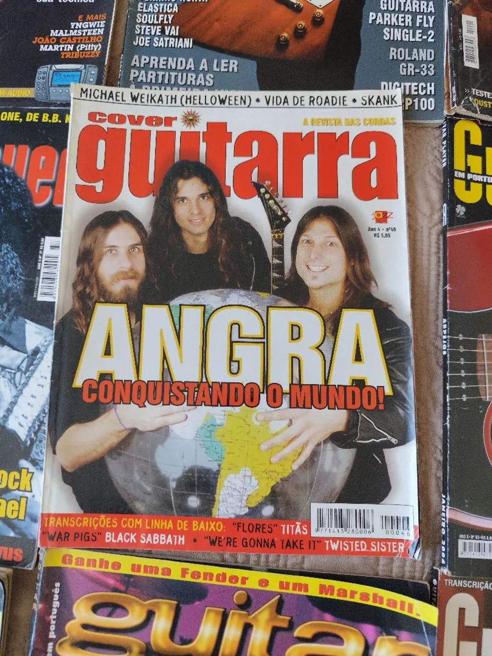 50 Revistas - Guitar player + CD + Brindes  - Foto 2