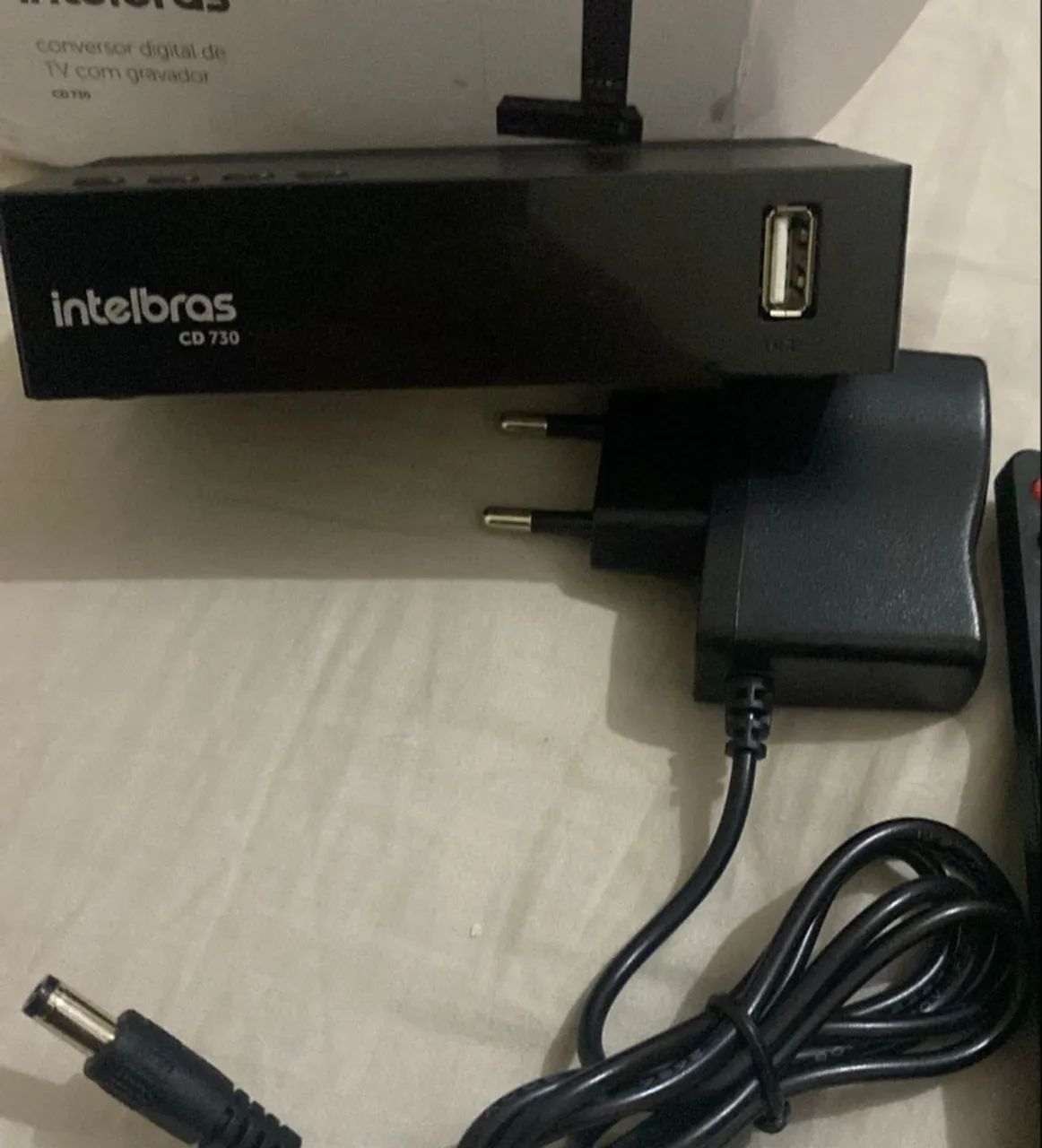 conversor digital de tv intelbras com gravador cd 730