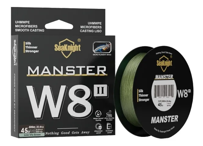 Linha De Pesca Multifilamento Seaknight Manster W8