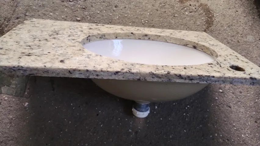 Pia em Granito para banheiro  - Foto 5
