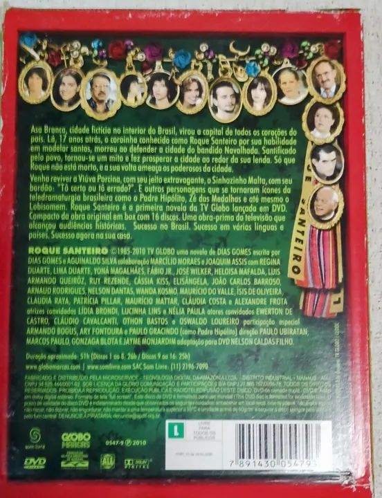 DVD - Novela completa Roque Santeiro - 16 CDs - Edição Limitada - Foto 2